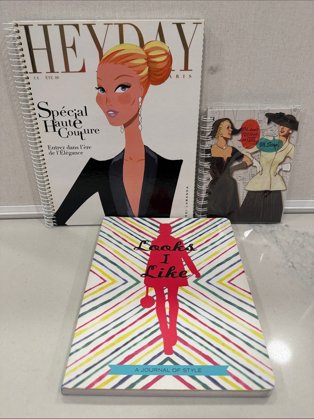 Heyday Pink & Multicolor 'Looks I Like' Fashion Journals